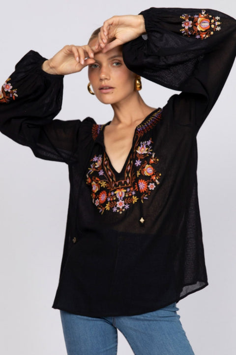 Lane Blouse - Onyx