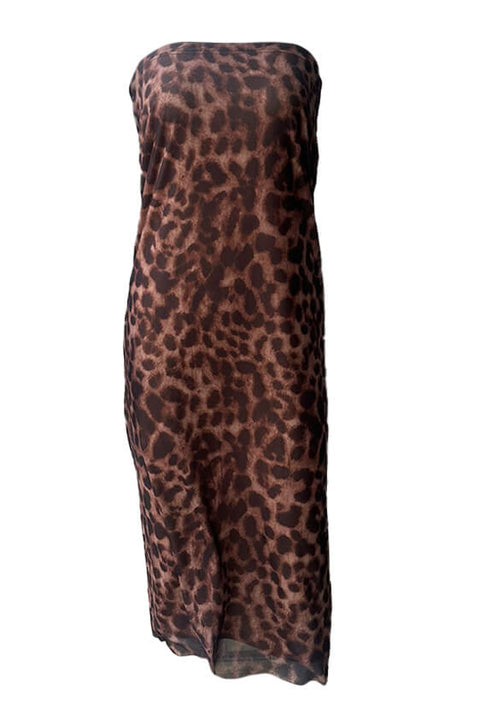 Don't Mesh Around - Leopard skirt