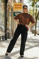 Leopard Howdy BoxyTee