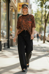 Leopard Howdy BoxyTee