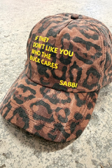 The Leopard Who the Buck Cares Cap