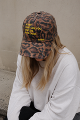 The Leopard Who the Buck Cares Cap