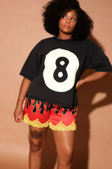 Liar Liar shorts on Fire Lace Shorties