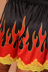 Liar Liar shorts on Fire Lace Shorties
