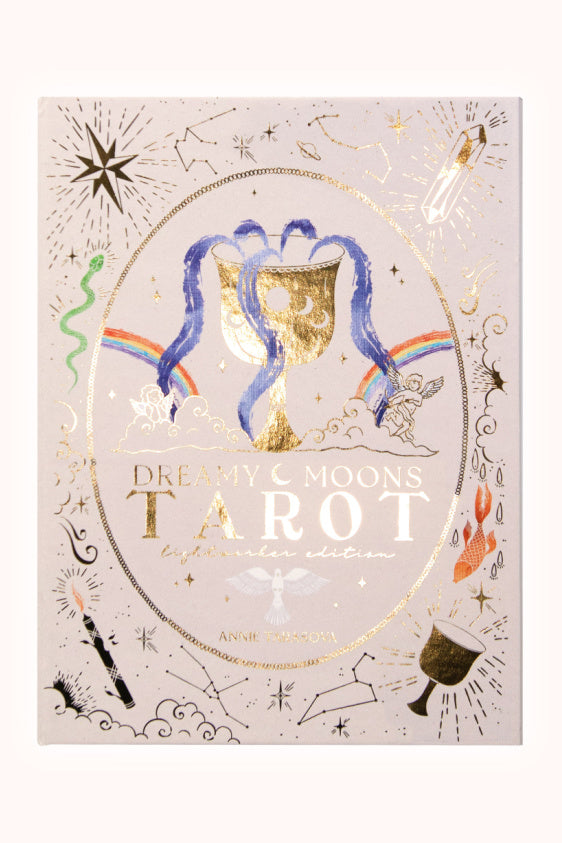 Dreamy Moons Lightwork Tarot Card Deck - White