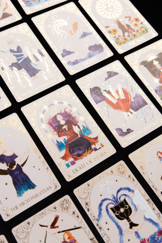 Dreamy Moons Lightwork Tarot Card Deck - White
