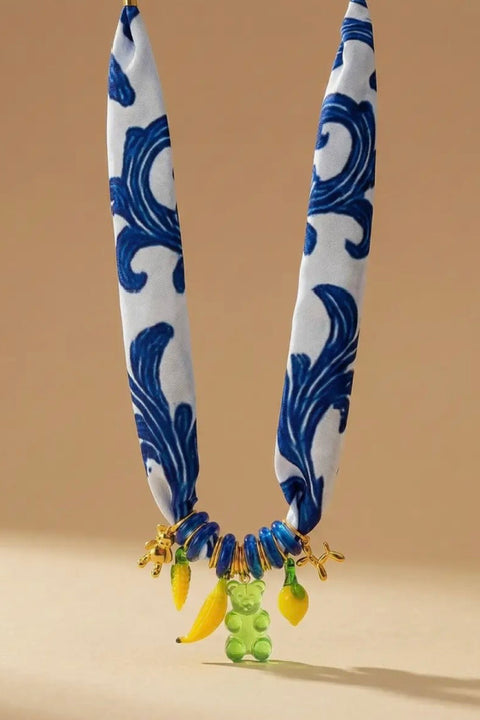 Limoncello Gummy Bear Scarf Necklace
