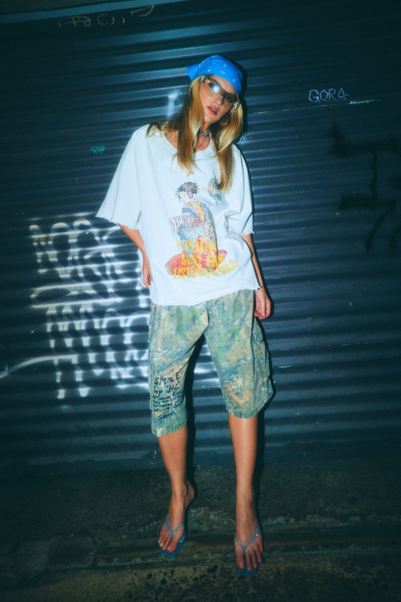 Listening Bar Tee - White