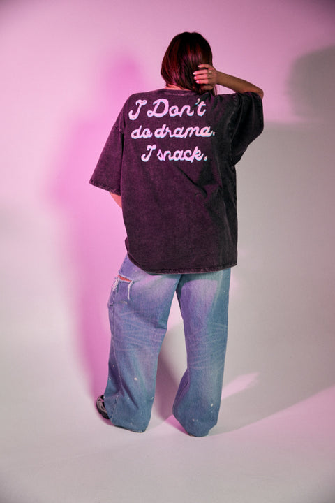 No Drama Llama Tee - Black
