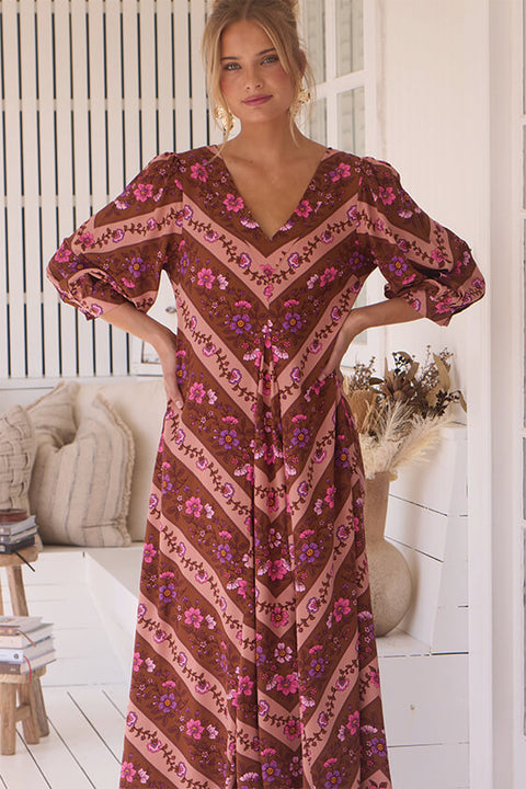 London Maxi Dress - Savanna