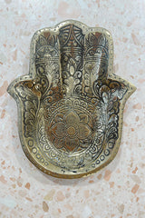 The Luck Dish - Gold Brass Mandala flower