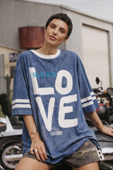 The Love Revolution Tee - Blue
