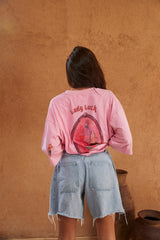 Lucky Mermaid Tee - Pink