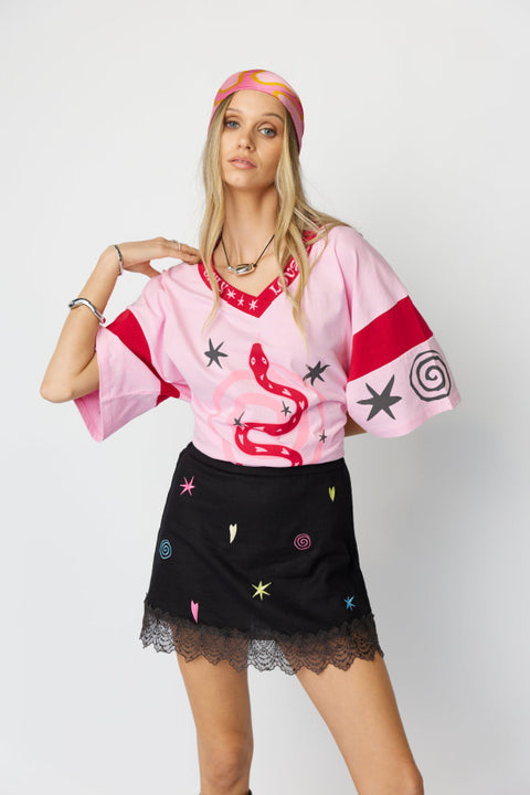 Lucky Mini Skirt - Midnight