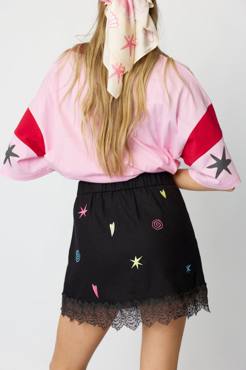 Lucky Mini Skirt - Midnight