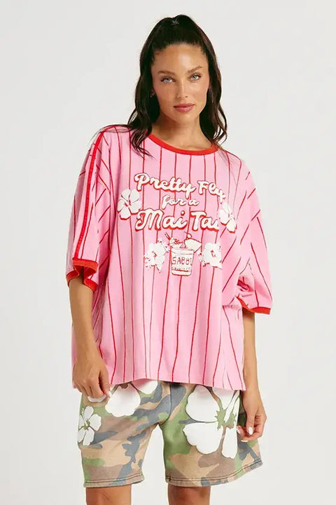 The Mai Tai Tee - Pink
