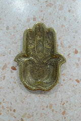 The Luck Dish - Gold Brass Lotus flower