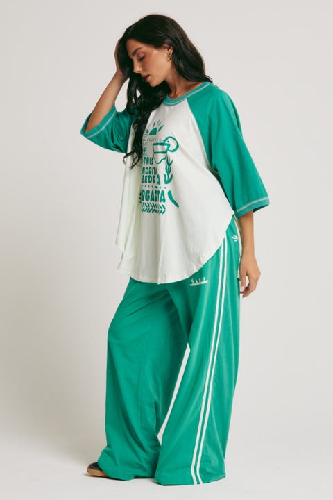 The Chido Pants - Green Margie