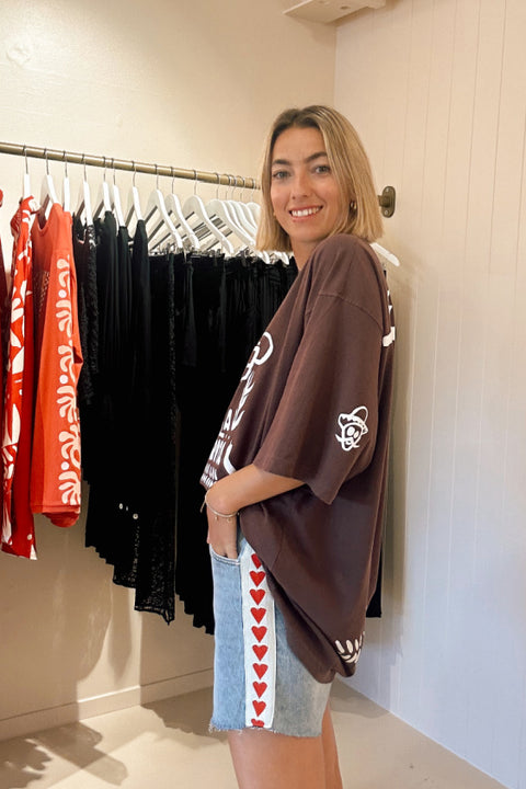 The Margie Tee - Dark Chocolate