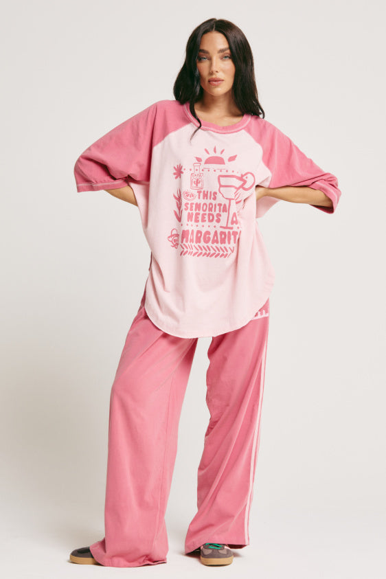 The Margie RaglanTee - Pink