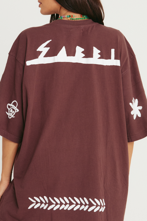 The Margie Tee - Dark Chocolate