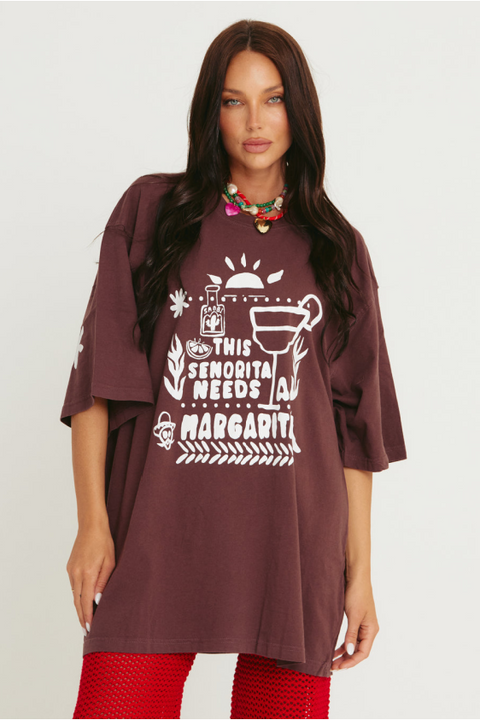 The Margie Tee - Dark Chocolate