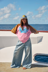 The Wide Leg Denim Jean - Mid Rise