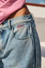 The Wide Leg Denim Jean - Mid Rise