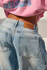 The Wide Leg Denim Jean - Mid Rise