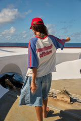 The Margie Research Group Tee - White/Blue