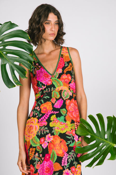 Marley Midi Dress - Paprika