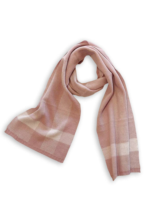 Merino Wool Scarf - Blush Pink