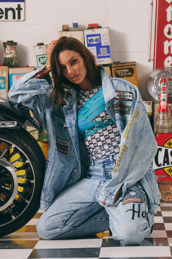 Mermaid Racing Denim Jean