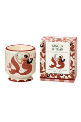 Paddywax A Dopo Mermaid Ceramic Candle - Ginger & Teak