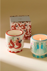 Paddywax A Dopo Mermaid Ceramic Candle - Ginger & Teak
