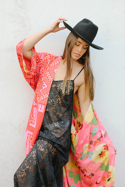 Libertine Reversible Robe - Cayenne