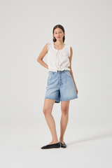 Super Mirage Denim Shorts - Lennon Vintage