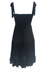 Moondance Shirred Mini - Black Fujiette