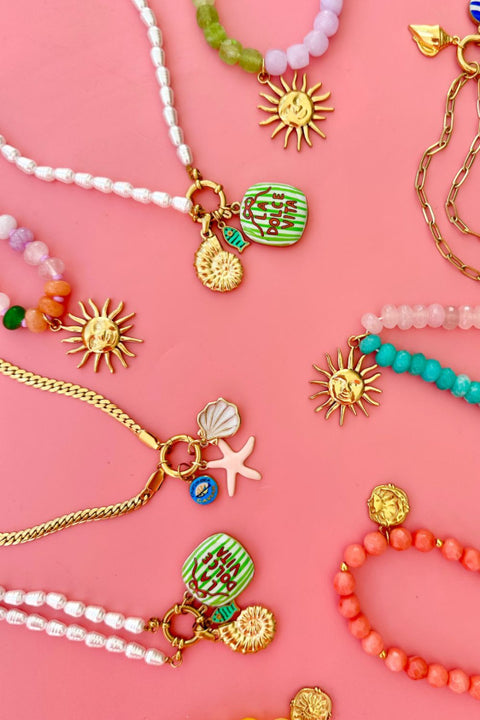 La Dolce Vita Charm Pearl Necklace