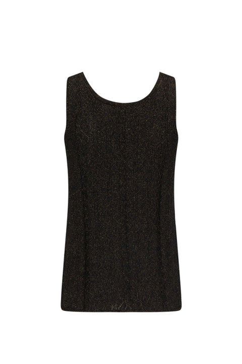 The Moss Knit Singlet - Onyx
