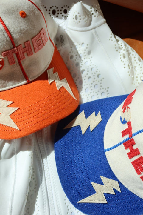 HAPPY LITTLE MOTHER Lightning Bolt Cap | Blue