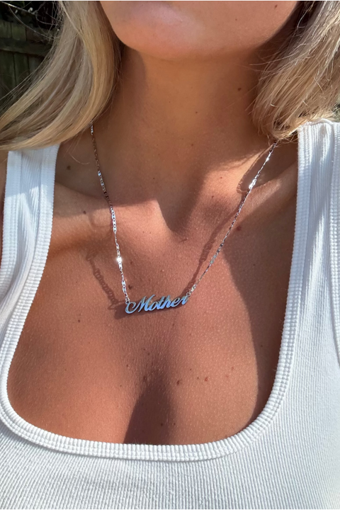 Mother Necklace - Silver