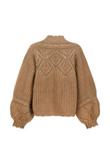 Mulberry Knit Cardigan - Toasted Almond