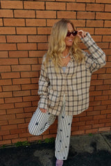 Nashville Canyon Flannel Shirt - Stone