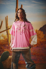 Neigh Sayer LS Tee - Pink