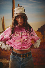 Neigh Sayer LS Tee - Pink