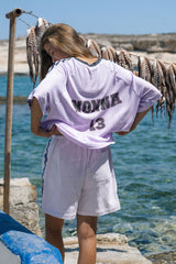 Nonna's Racing Tee - Lilac