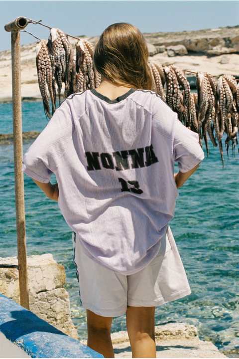 Nonna's Racing Tee - Lilac