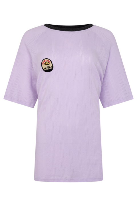 Nonna's Racing Tee - Lilac