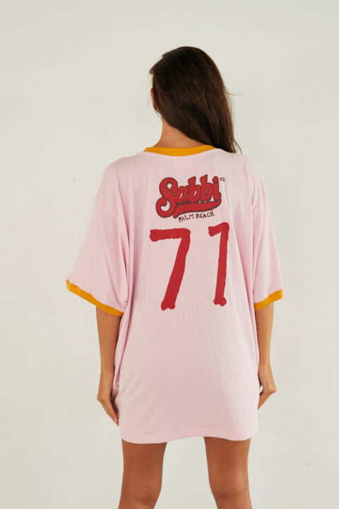 I Overthink For Fun Tee - Pink